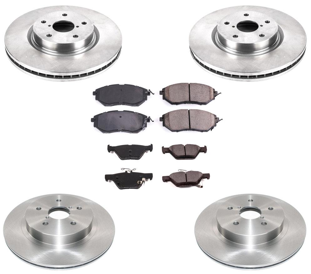 Front & Rear Disc Brake Rotors Ceramic Pads 6pc 20162019 for Subaru Outback eBay