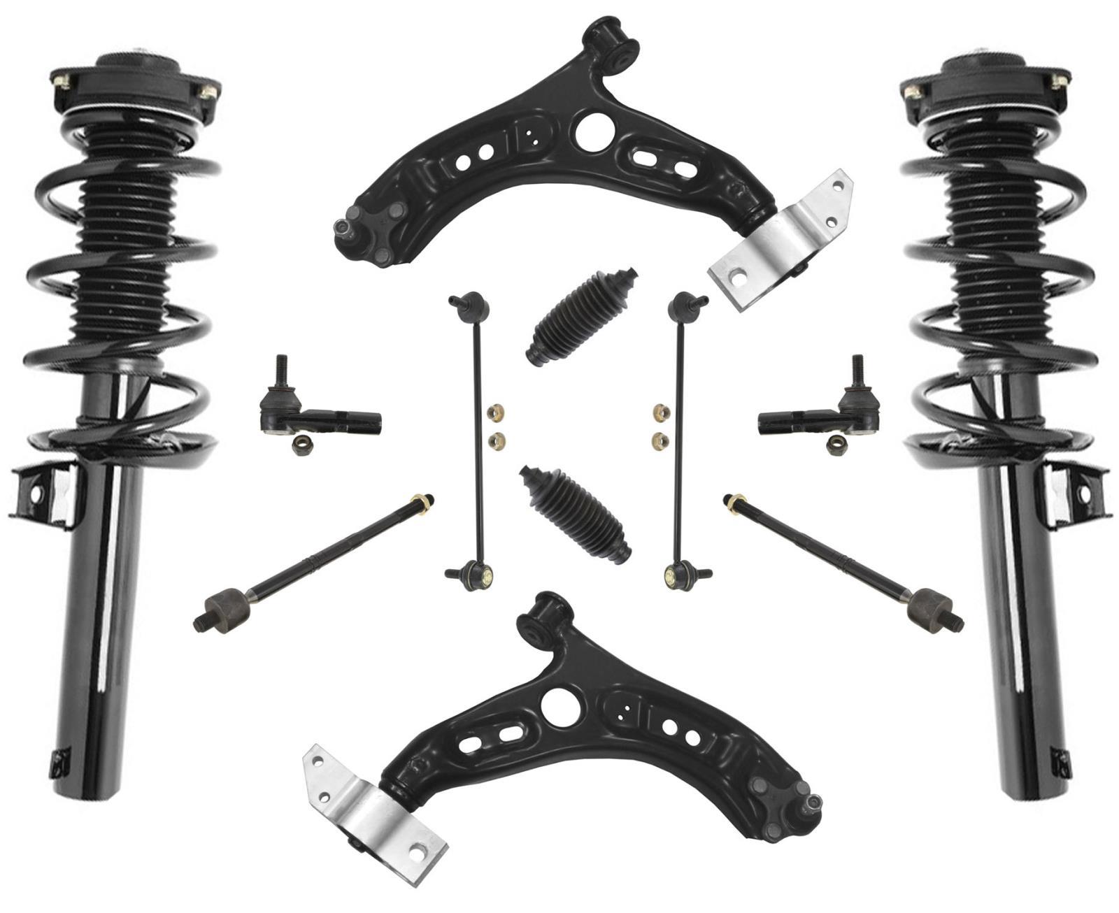 AP Front Complete Coil Spring Struts for 0917 Volkswagen Tiguan 2.0L