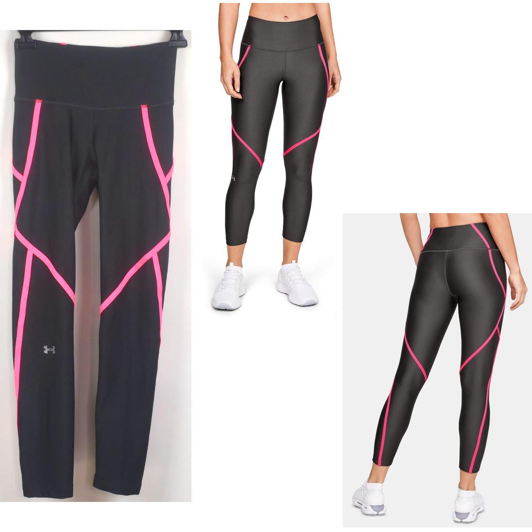 under armour women's heatgear armour edgelit ankle crop leggings