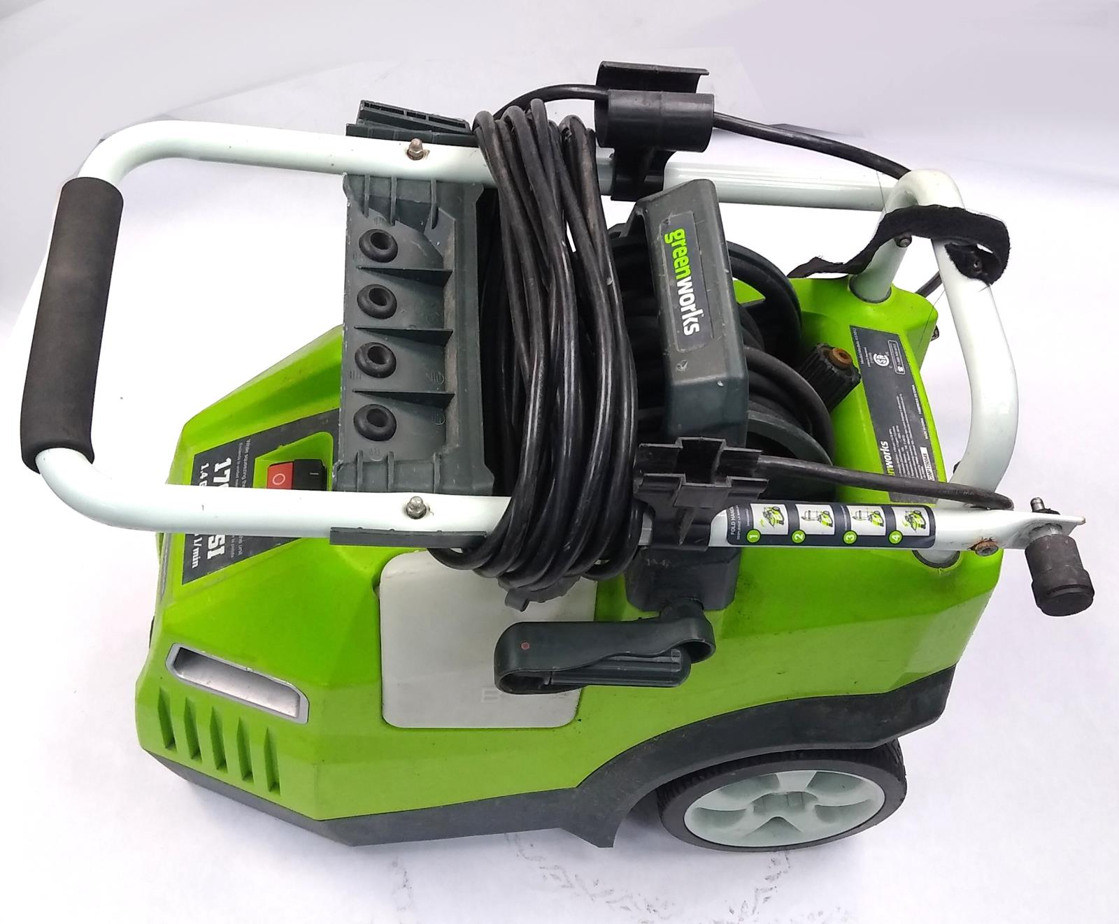 Greenworks 51012 1700PSI 13Amp 11.72MPa Pressure Washer w Hose Compact