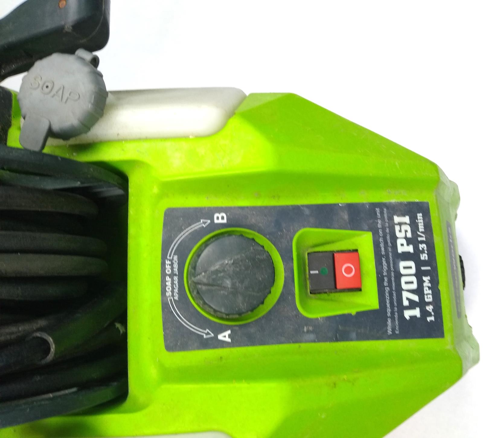 Greenworks 51012 1700PSI 13Amp 11.72MPa Pressure Washer w Hose Compact