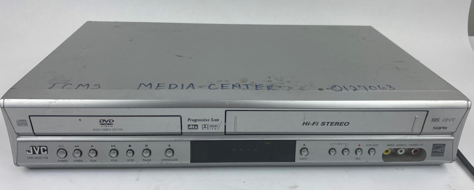 Jvc Hr Xvc19su Dvd Vcr Vhs Combo Player Tested Working Ebay