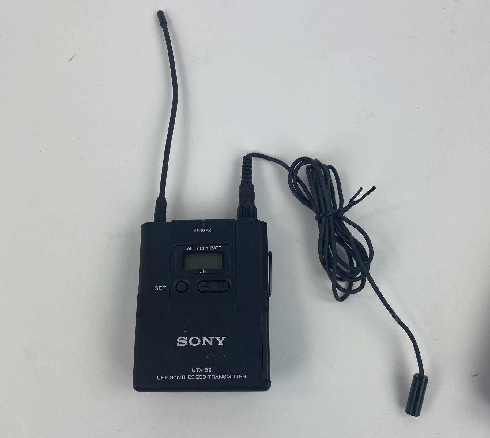 Sony URX-P2 / UTX-B2 Wireless Mic Transmitter Receiver System TESTED