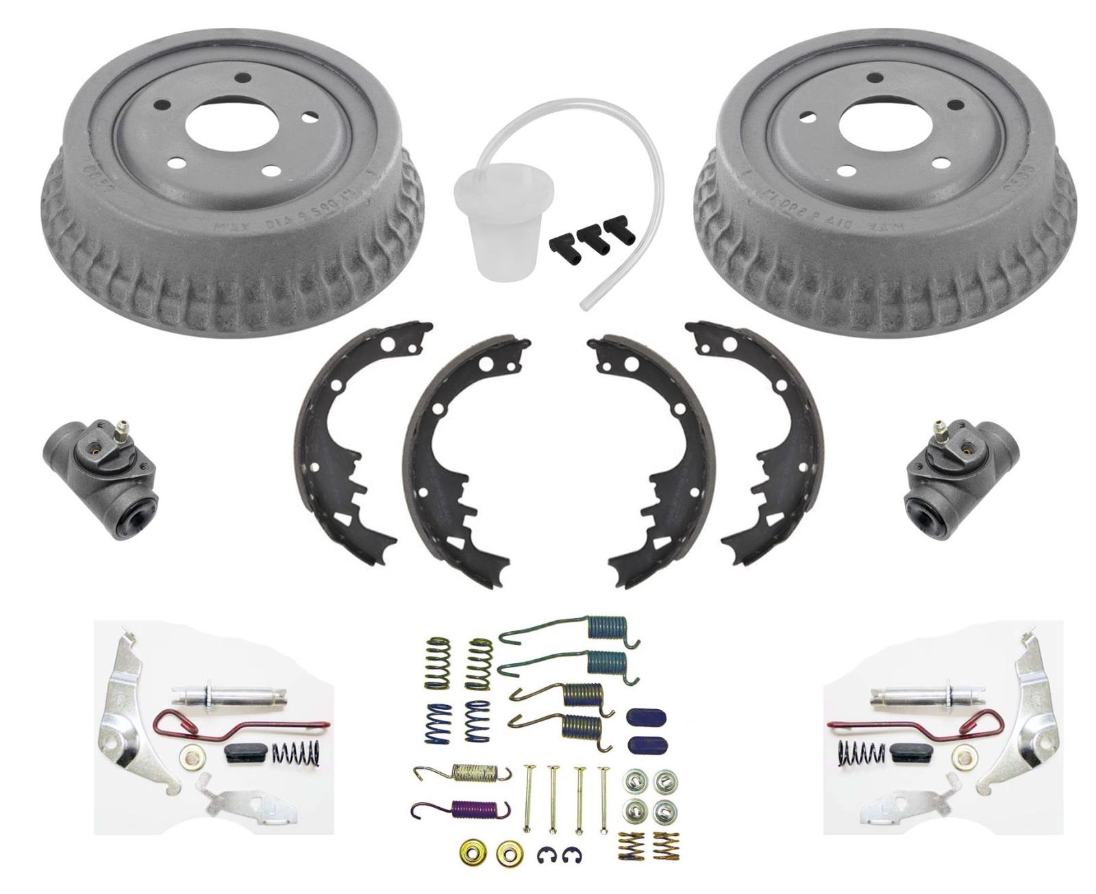 Rr Brake Drums Brake Shoes & Hardware Fits Chevrolet Camaro & Z28 1979
