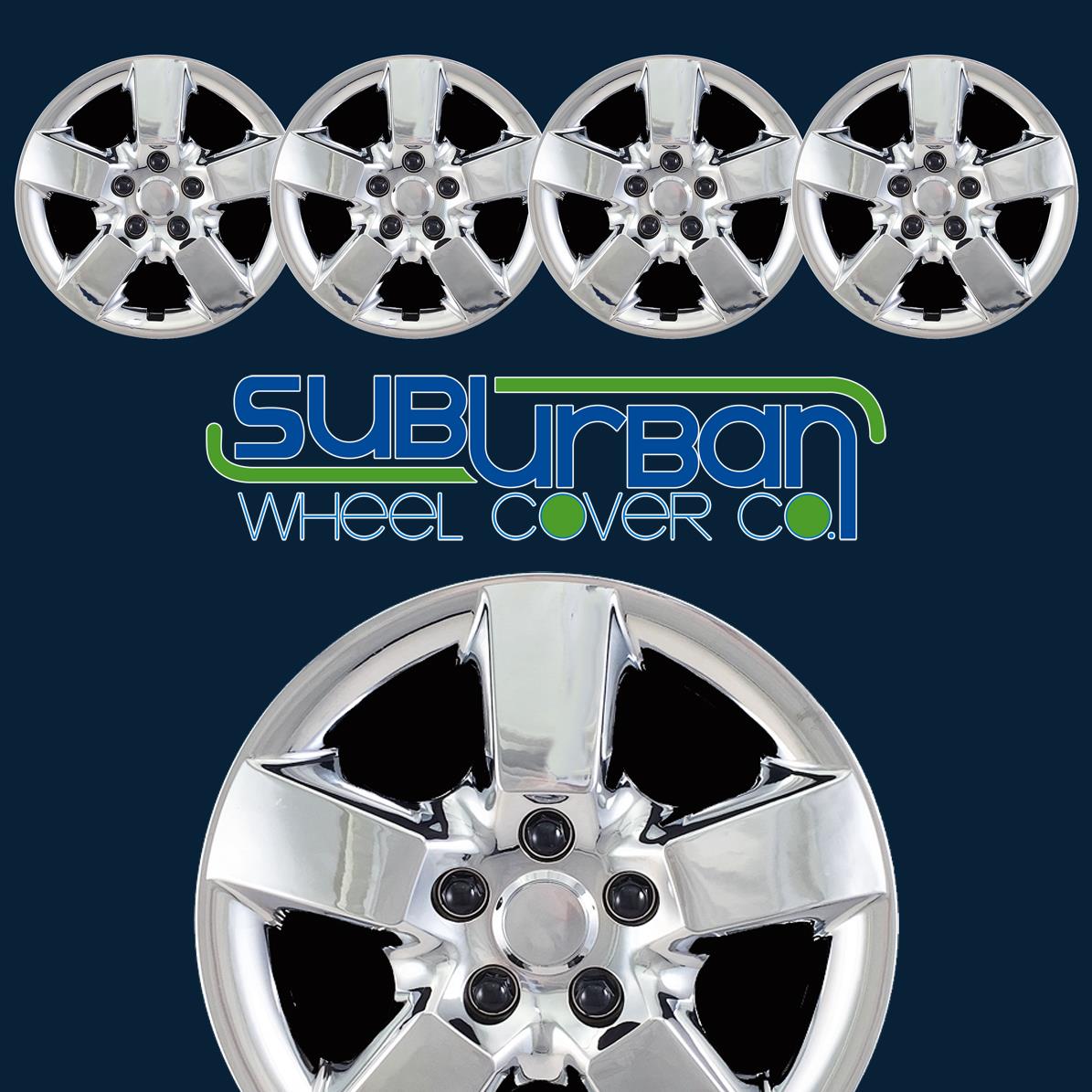 FITS 20082015 Nissan Rogue S Style 44316C 16" CHROME Hubcaps NEW
