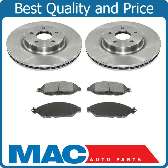 Front Brake Disc Rotors & Ceramic Pads Fits Infiniti 20142019 QX60