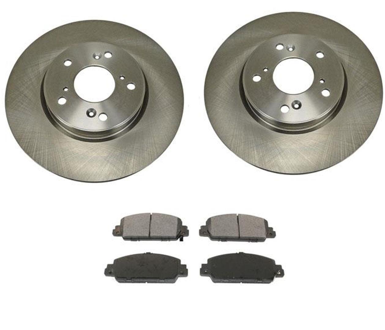 Front 292MM Rotors & Brake Pads for Honda Accord 2.4 Engine Accord EXL