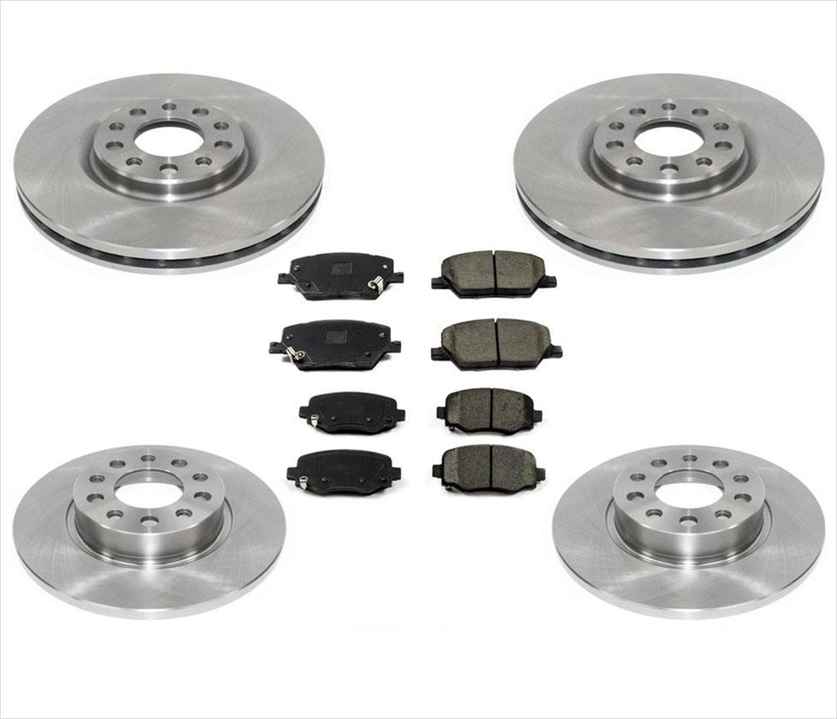 Front & Rear Disc Brake Rotors & Brake Pads Fits for Jeep Renegade 2015