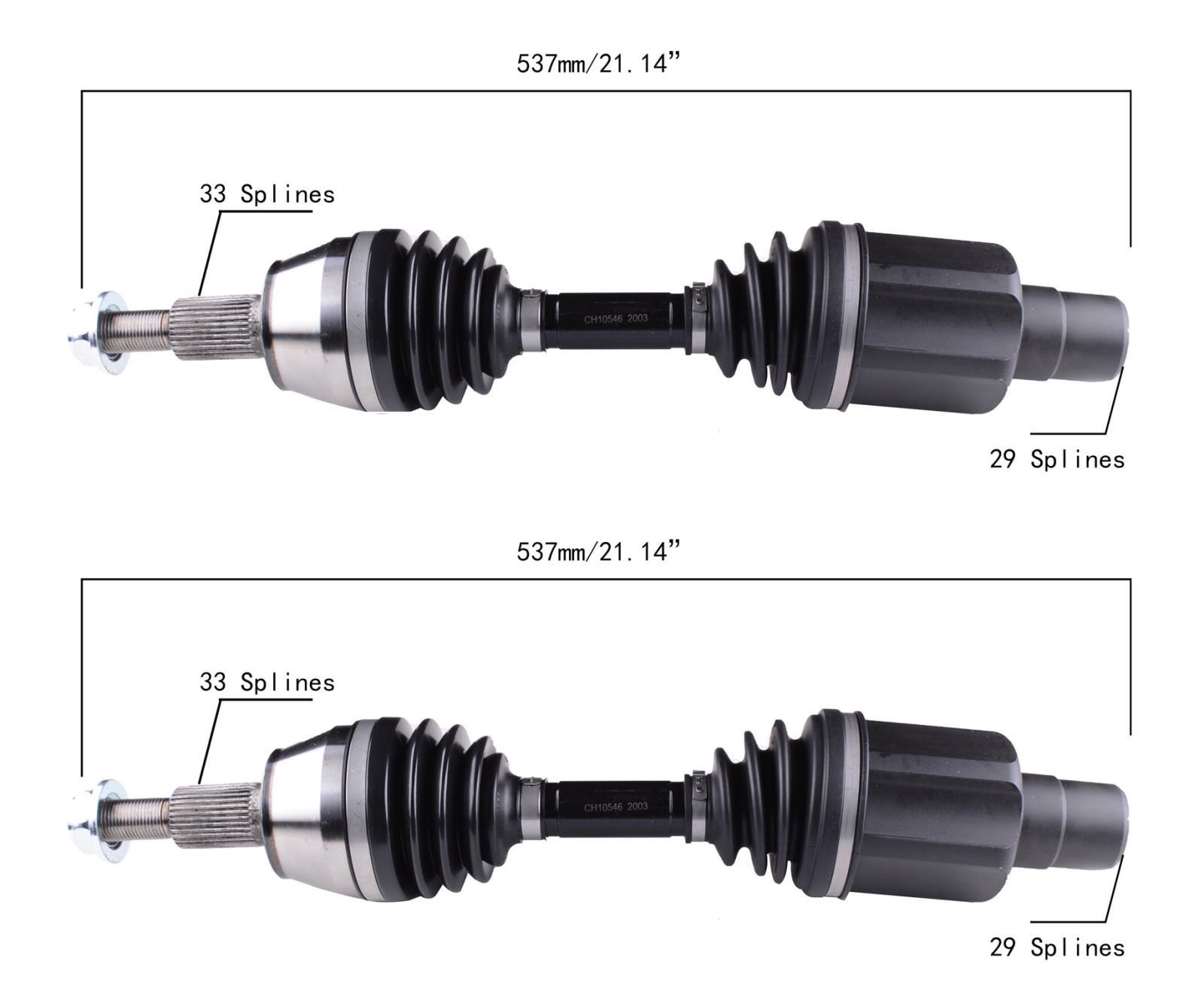 Complete CV Drive Axle Shafts For 0511 Dodge Dakota Heavy Duty Off Road Axles eBay