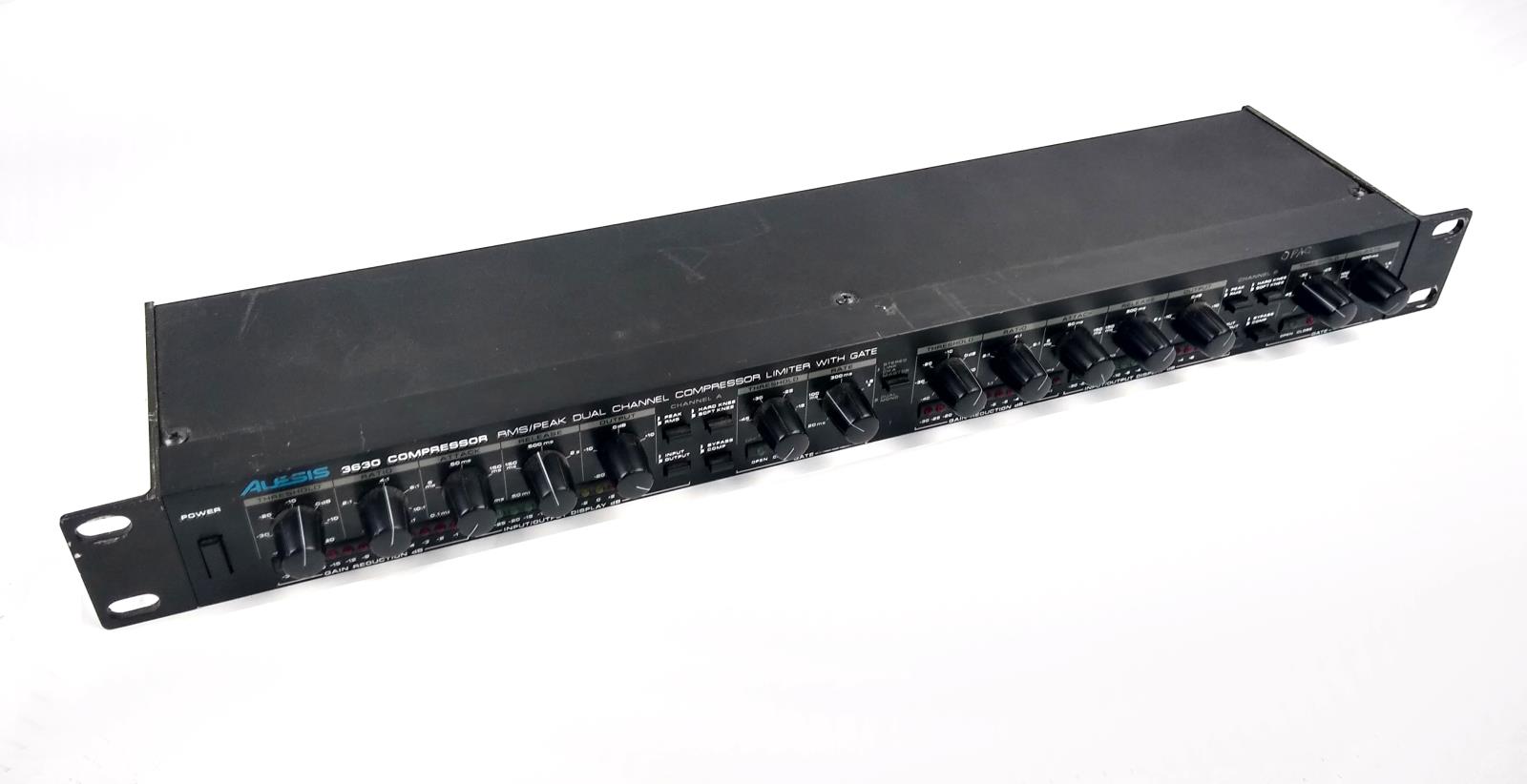 Alesis 3630 Compressor Compressor / Limiter / Gate TESTED AND WORKING