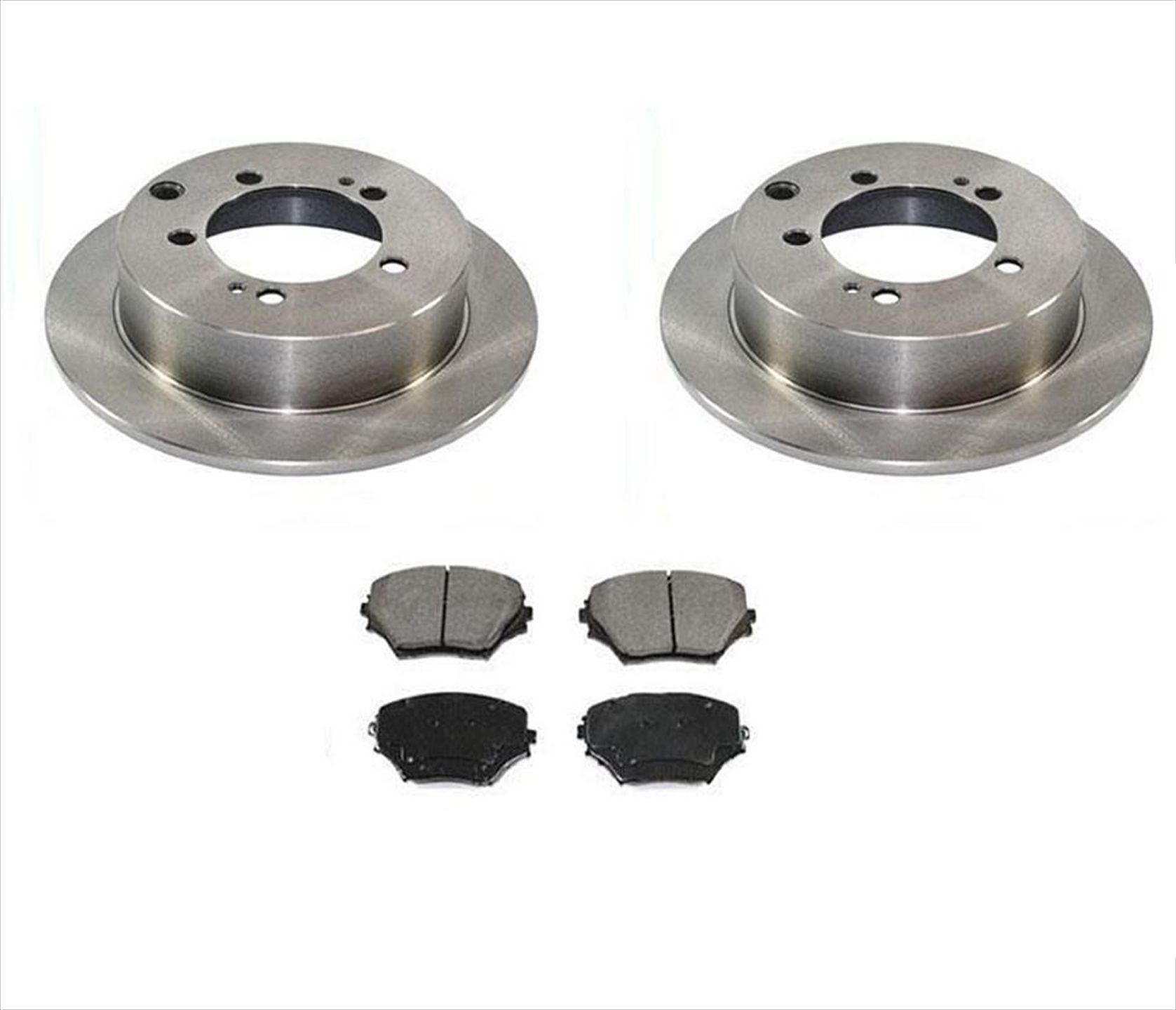 fits a 0917 Jeep Compass Rear Brake Rotors Only With 302mm Rear