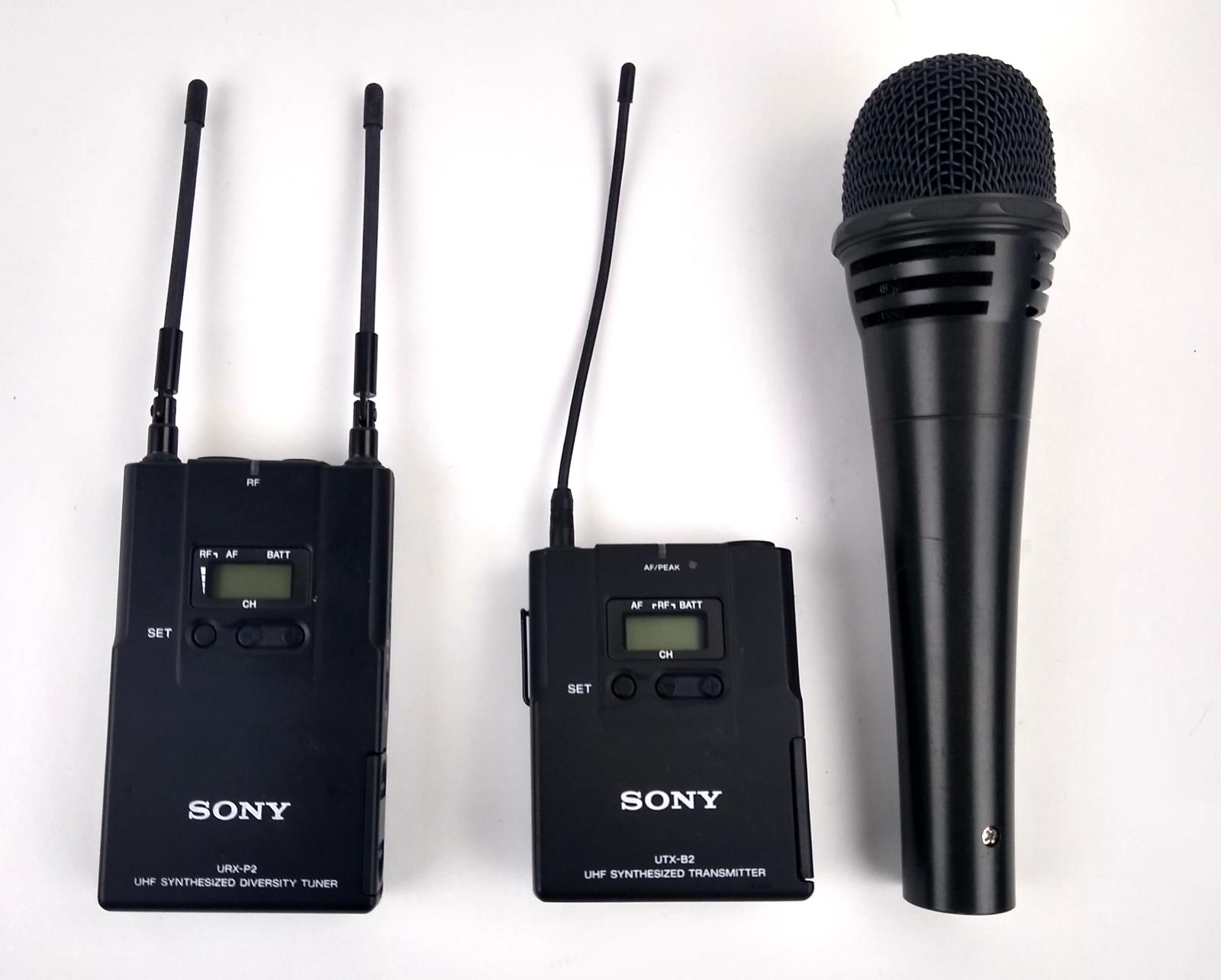 Sony URX-P2 / UTX-B2 Wireless System Kit Tuner Transmitter Freq 638-661