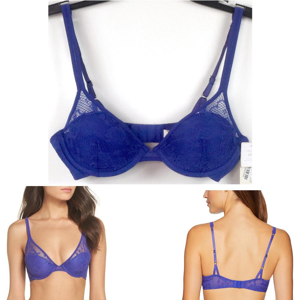 On Gossamer Racy Lace Demi Bra Choose Size & Color G3160 New - Picture 9 of 10