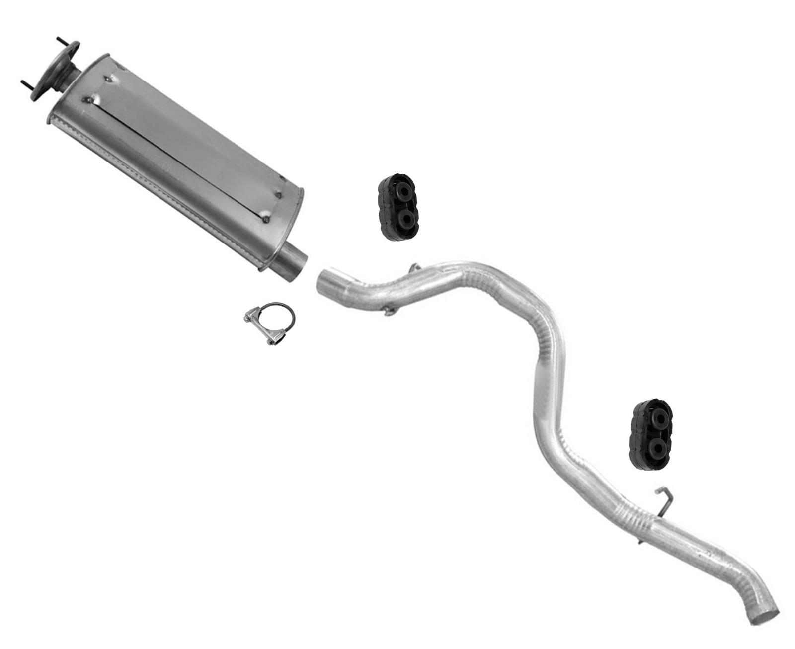 Fits For 2001-2006 Jeep Wrangler 2.4L 2.5L 4.0L Exhaust Muffler Pipe
