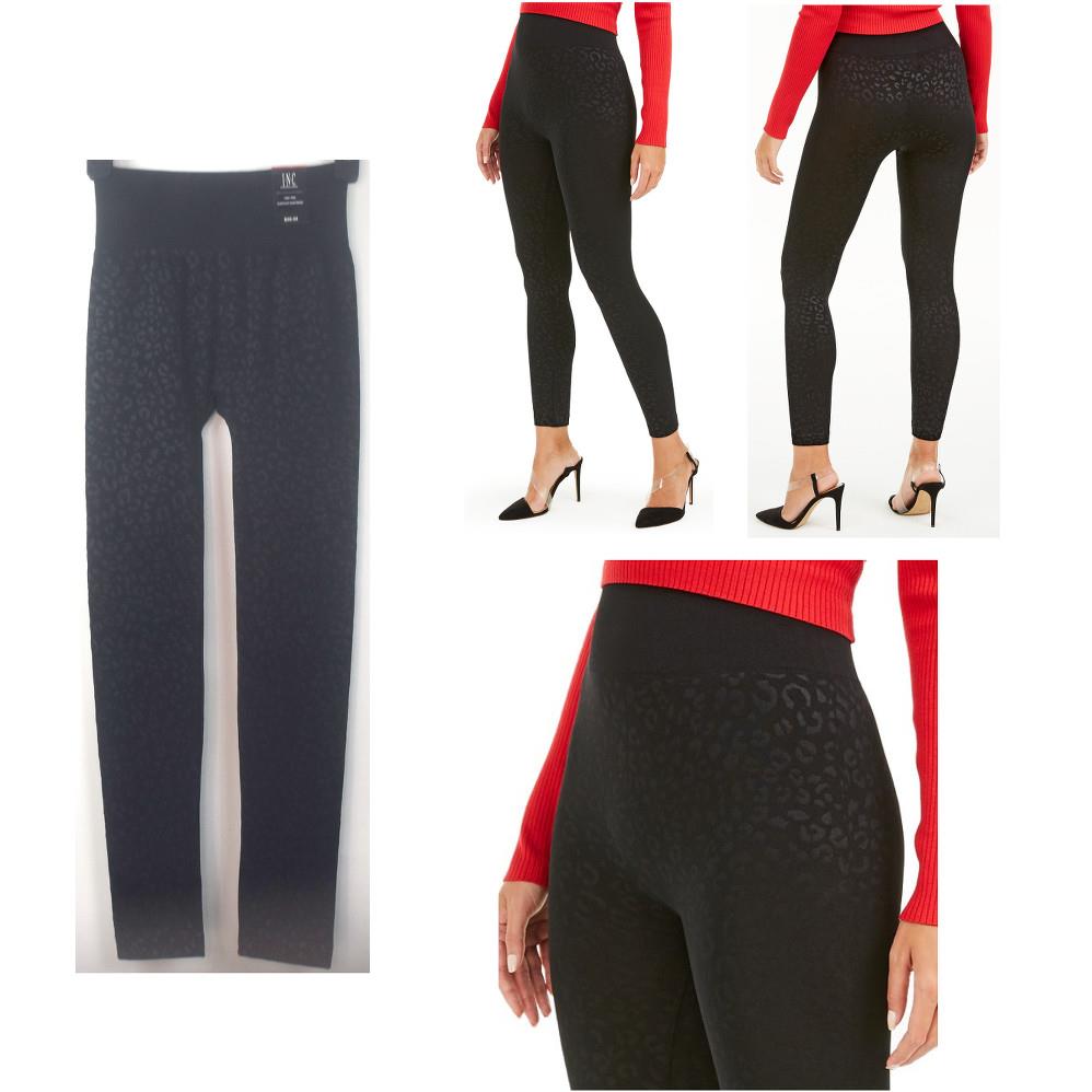 INC International Concepts Seamless Embossed Leggings Choose Size Pattern New - Picture 9 of 10