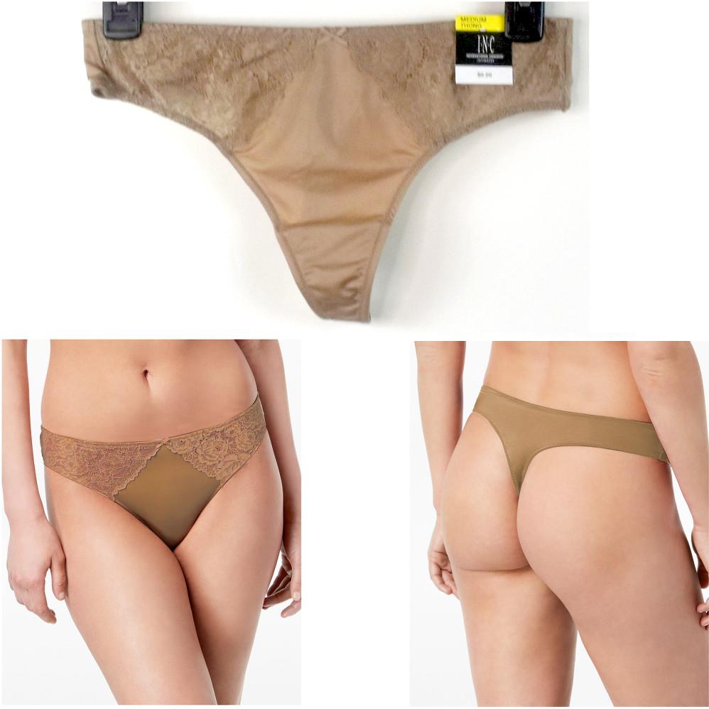 Pantillas tanga de encaje suave INC International elige tamaño y color nuevo - Imagen 8 de 8