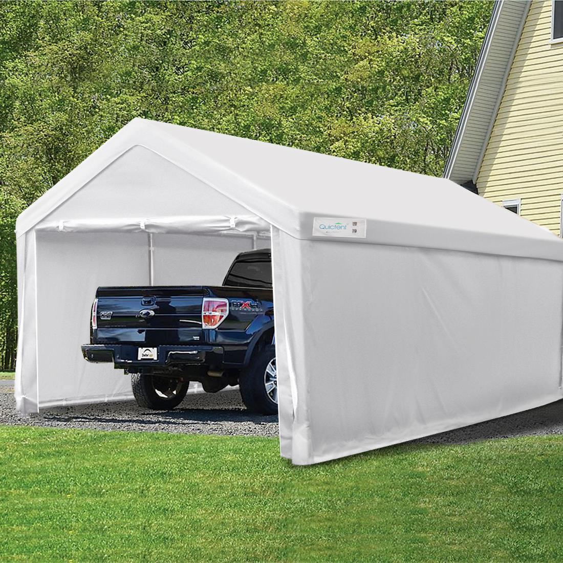 Quictent Heavy Duty Carport Canopy Car Shelter Garage Storage Outdoor