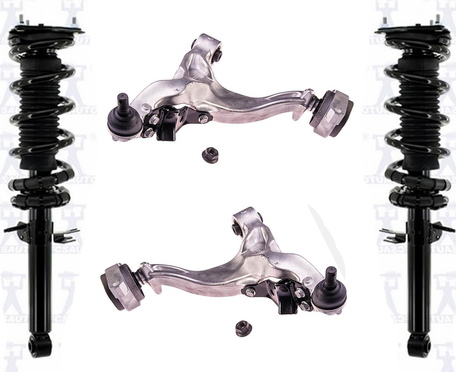 Front Left Right Struts w/ Coil Spring Assembly for Infiniti G37 Q60