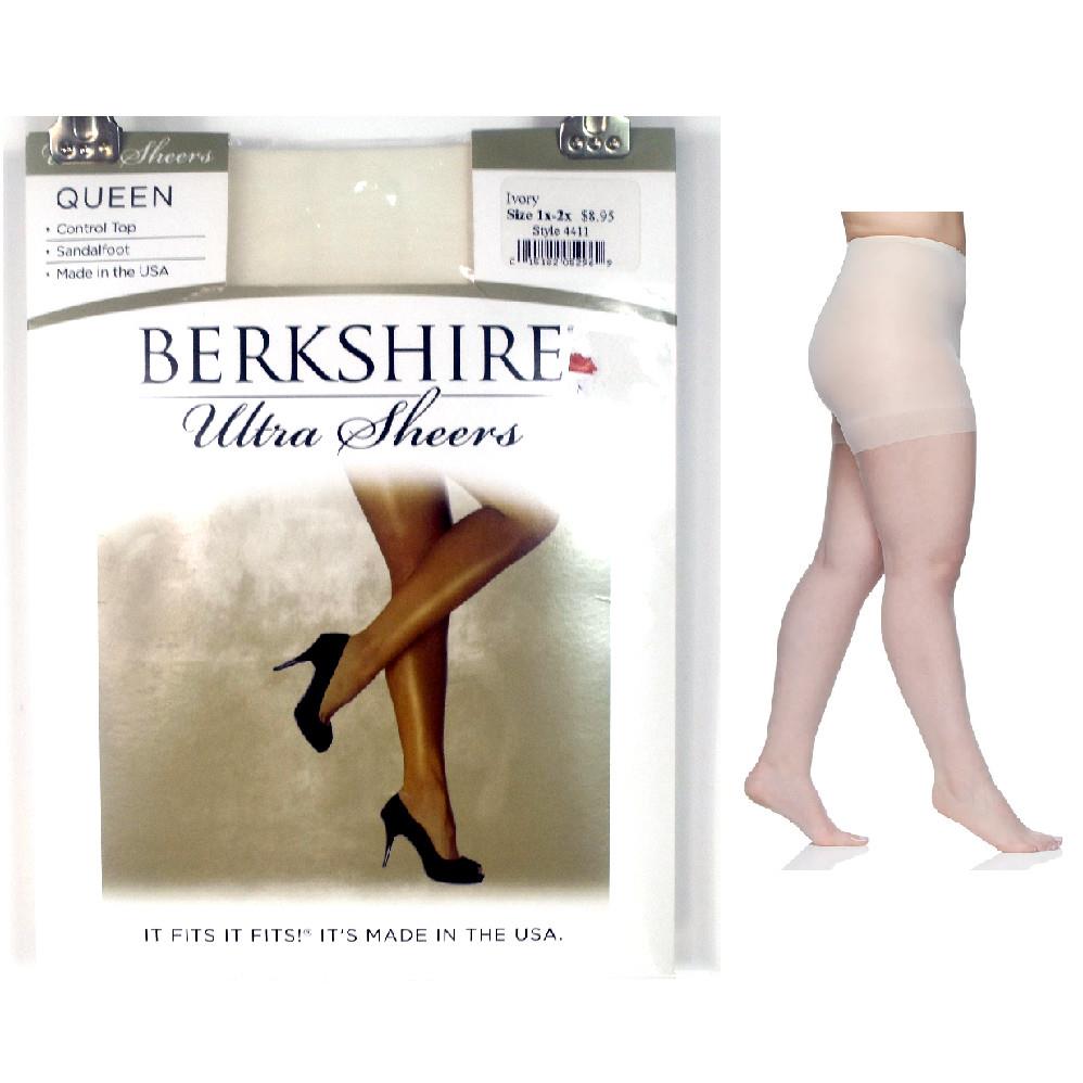 Berkshire Hosiery Queen Silky Control Top Pantyhose with Reinforced Toe