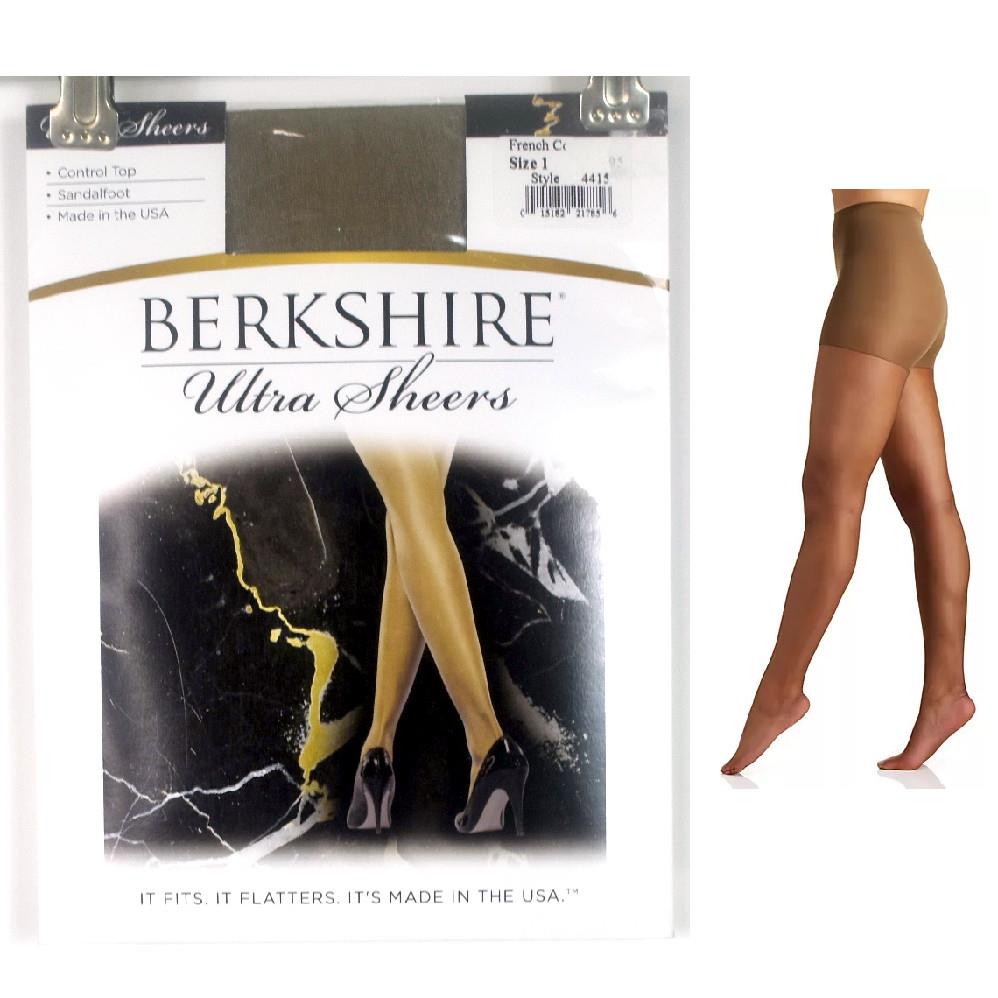 Women's Berkshire 4415 Ultra Sheer Control Top Sheer Toe Pantyhose (Nu Grey  2) 