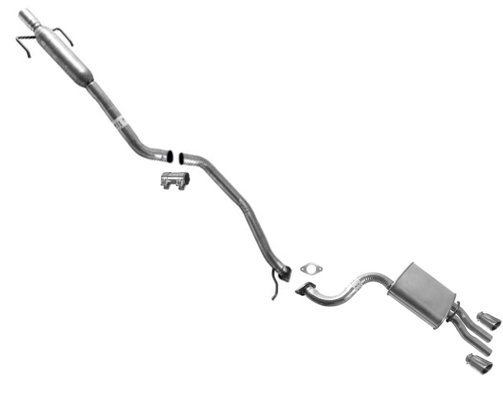 Exhaust System Pipe Resonator Muffler Fits 2009-2013 Mazda 6 2.5L