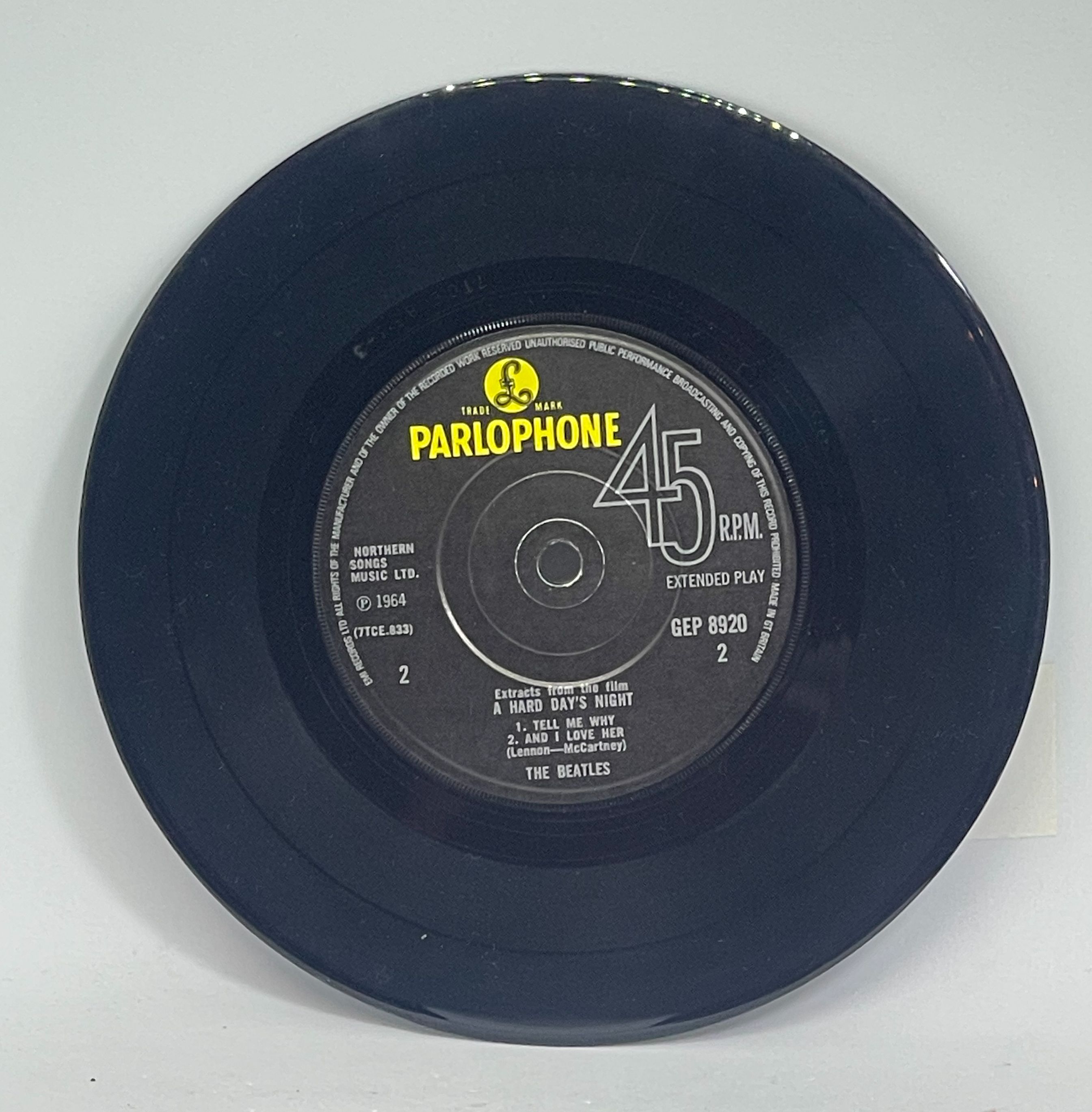 BEATLES / A Hard Day's Night 仏盤EP The Beatles, Paul McCartney