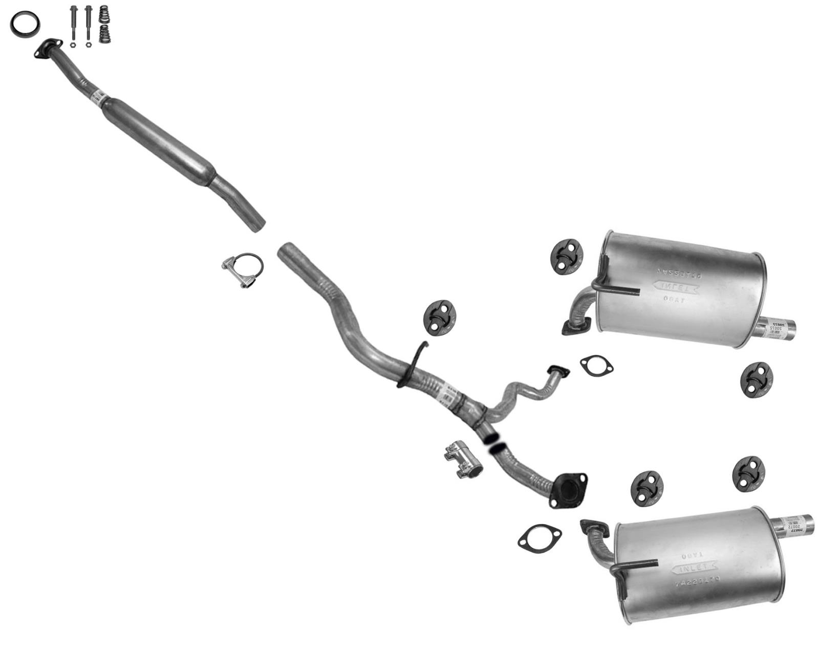 For 2006-2009 Subaru Legacy 2.5L Non Turbo Dual Muffler Pipe