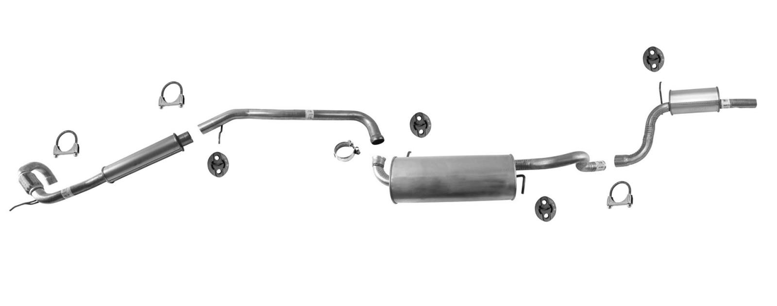 Kit échappement Complet (silencieux Central + Arrière) Pour Chrysler Town & Country 3.8-4.0 (2008-2010) - Neuf