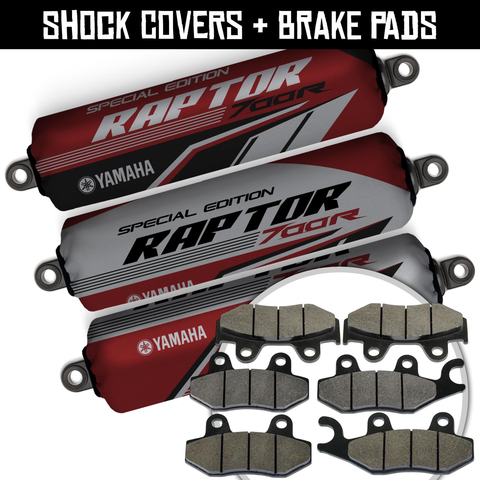 Yfz 450 Bottom End Rear Brake Disc Rotor &amp; Pad Kit For Yamaha