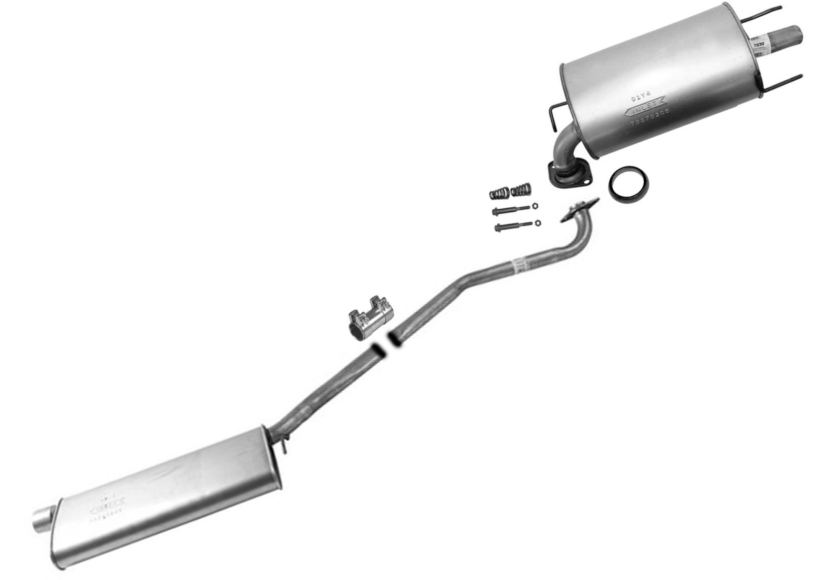 Northeastern Exhaust Rear Muffler For 2001-2003 Toyota Highlander 2.4L/3.0L – 409 Stainless Steel