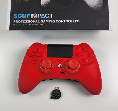 SCUF IMPACT - Gaming Controllers for PS4 and PC - Red Patterns