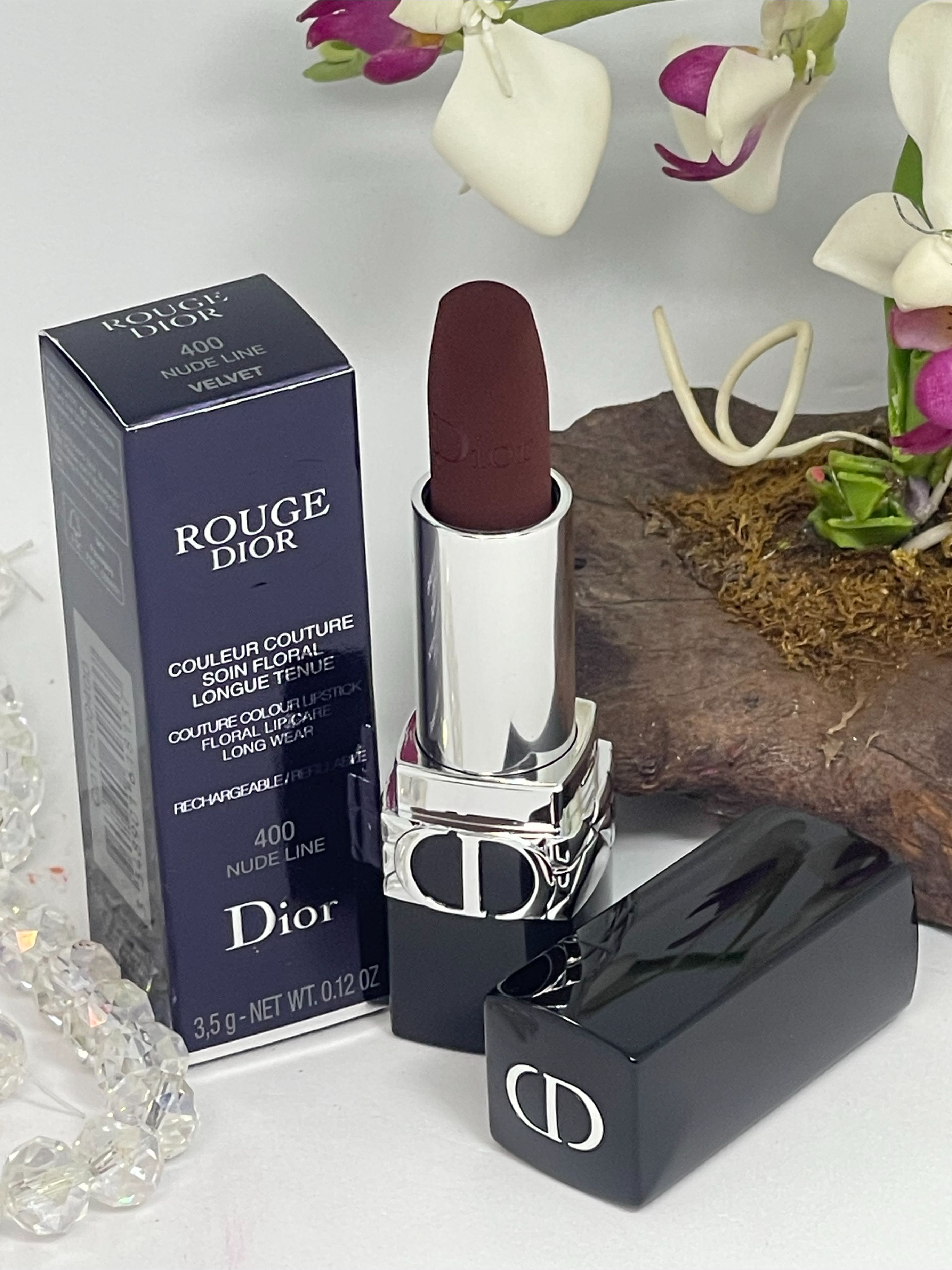 Dior Rouge Dior Couture Colour Refillable Lipstick - 400 Nude Line