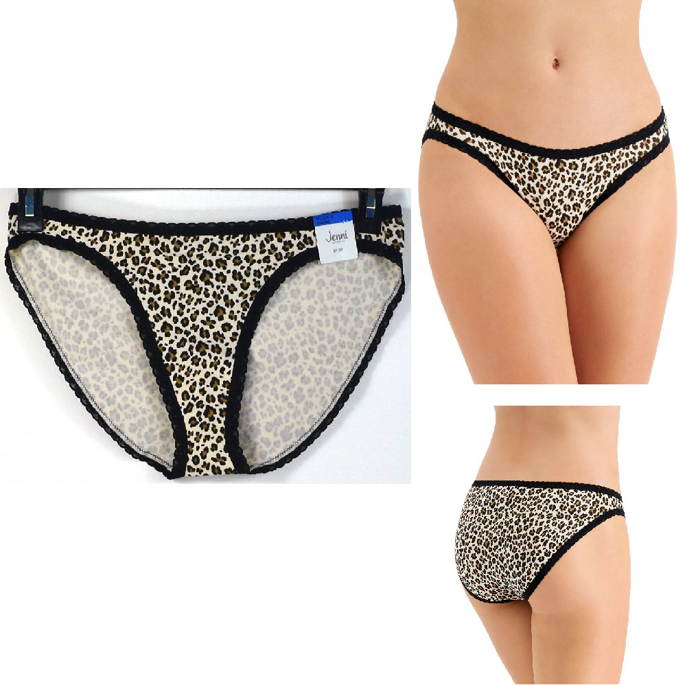 Bikini Jenni Mezcla Algodón Encaje Estampado Elige Talla y Color Nuevo Panty - Imagen 14 de 15