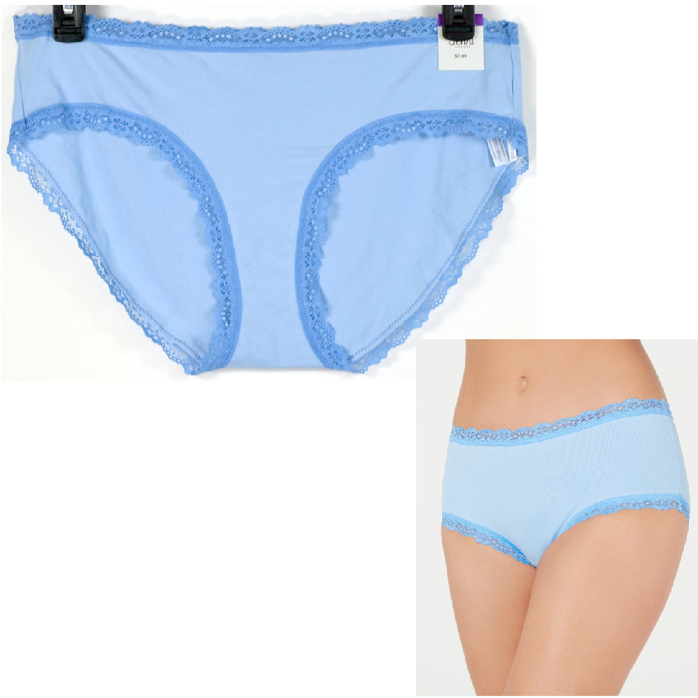 Panty nuevo Jenni para mujer mezcla de algodón ribete de encaje hipster liso elige talla y color - Imagen 13 de 17