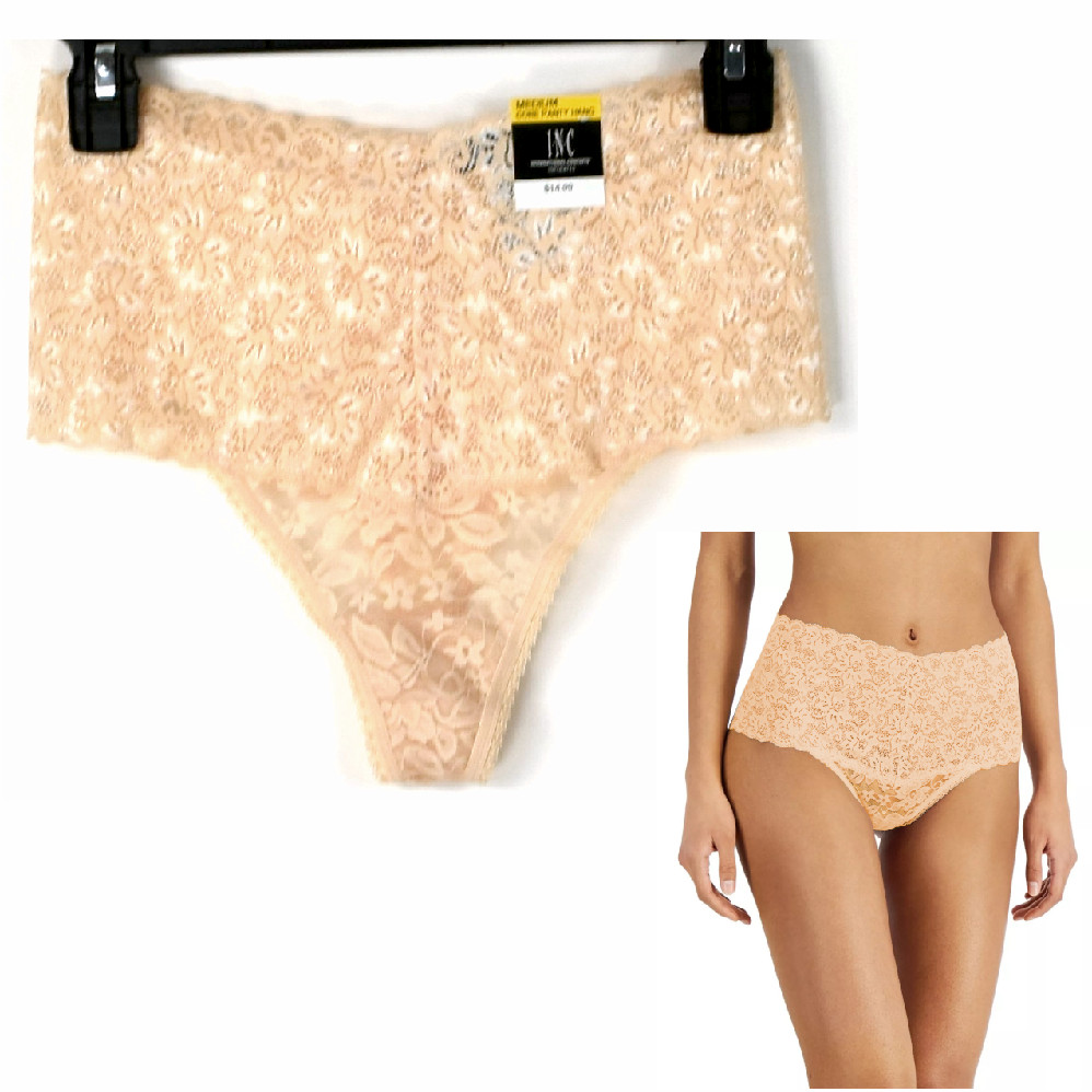 INC International High Waist All Lace Thong Panty Choose Color & Size New - Picture 9 of 11