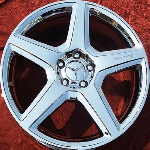 Set Of 4 New Chrome 19 Mercedes Benz Cls55 Cls63 Amg Oem Wheels Rims Ebay