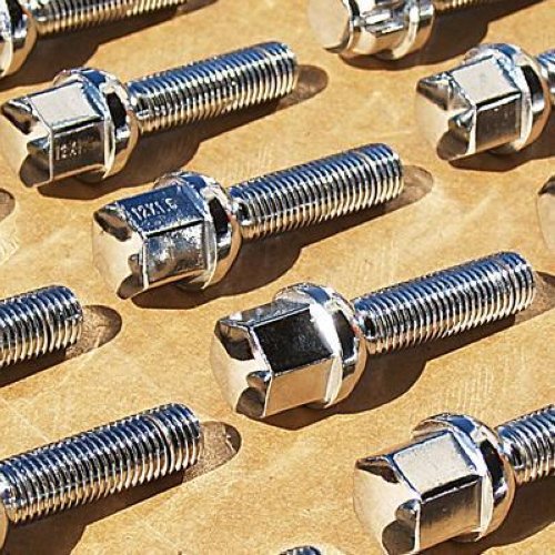 Set of 20 Chrome Mercedes Lug Bolts C230 C240 CLK320 CLK500 SLK350