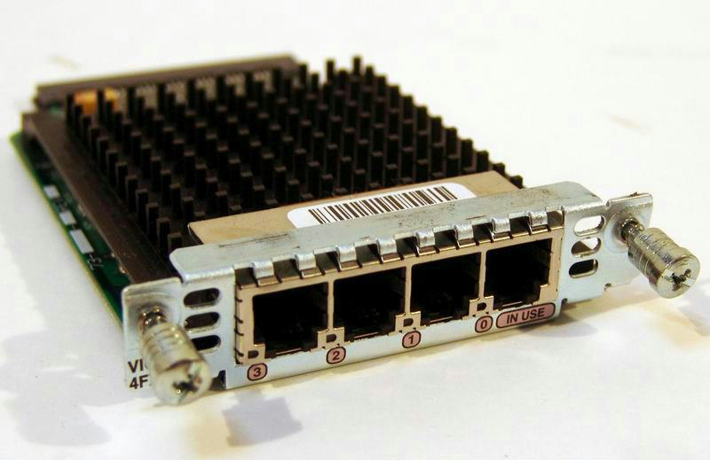 *Brand New* Cisco VIC2-4FXO 4-Port Voice Interface Card Module *Fast Ship*