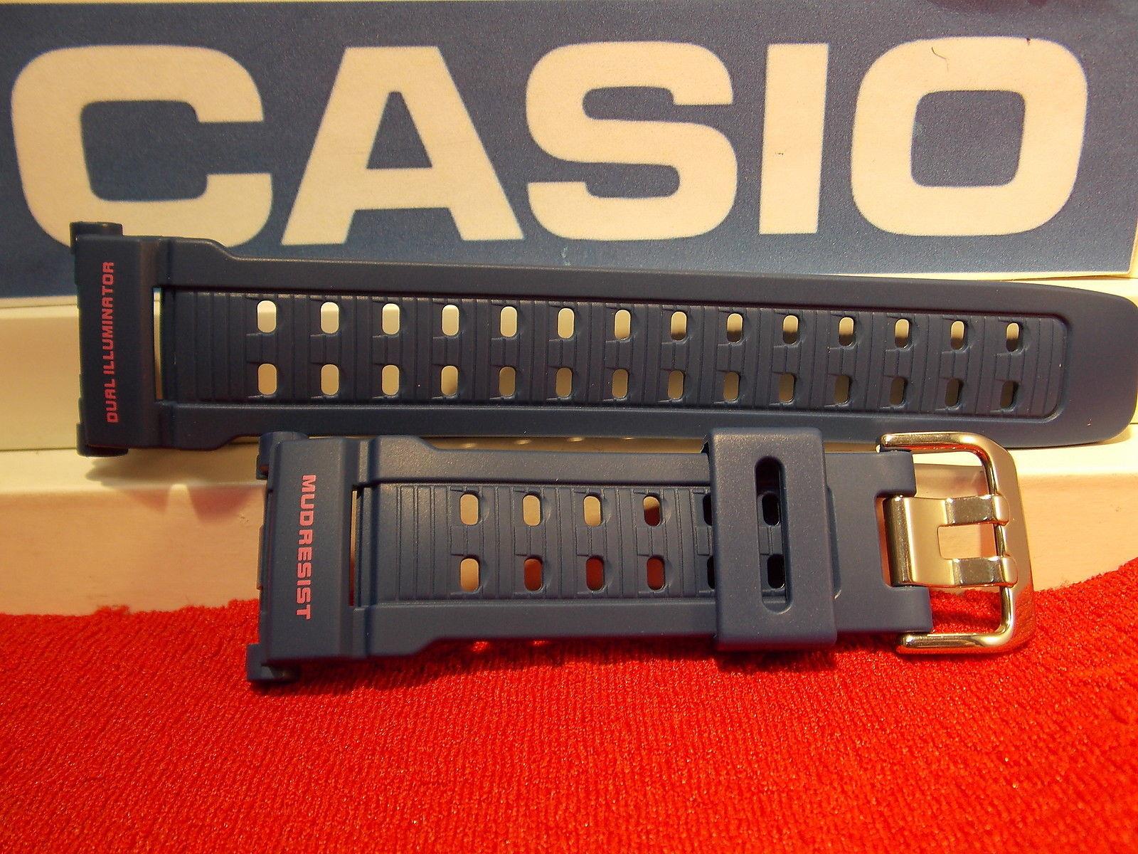 Casio Watchband G-9000 MX-2 blue Mud Resist Dual Illuminator G