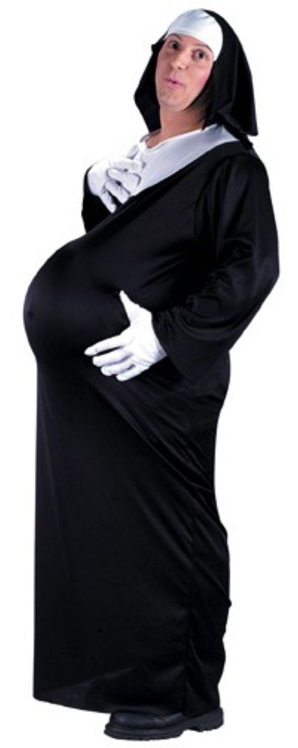 Mens Thank You Father Pregnant Prego Nun Adult Costume 23168054685 Ebay