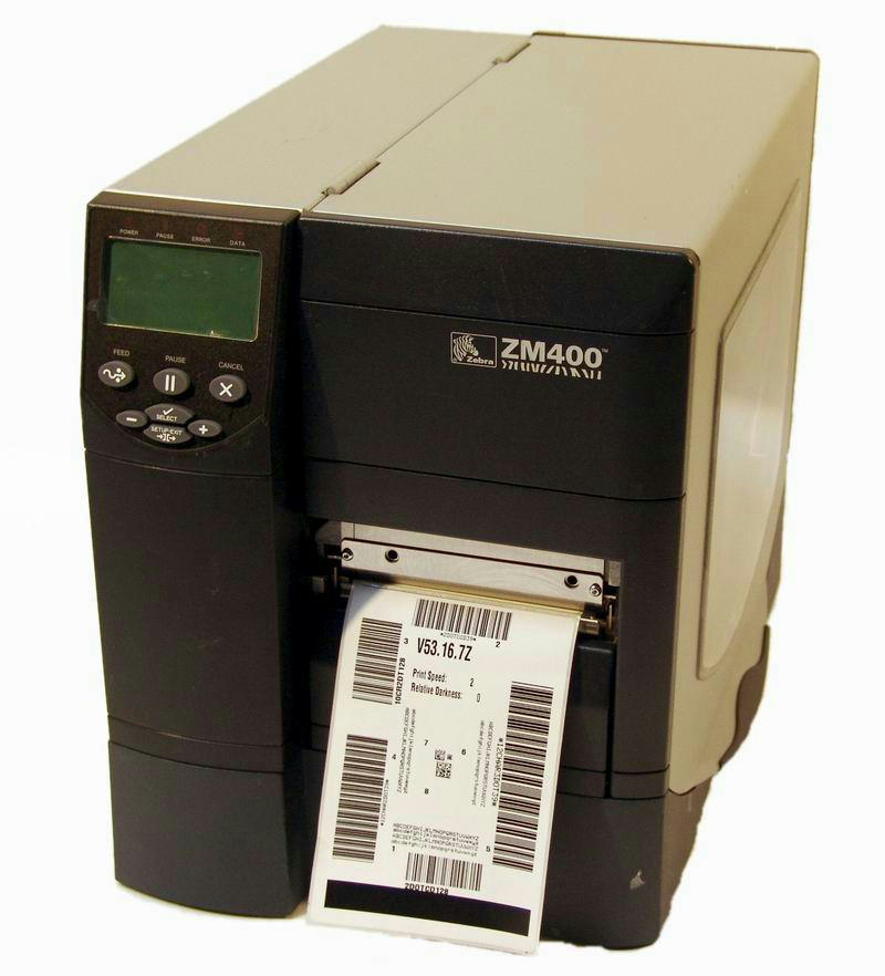 Zebra Zm400 Thermal Barcode Label Printer Zm400 3001 0000t Usb Parallel 300dpi Ebay 5471