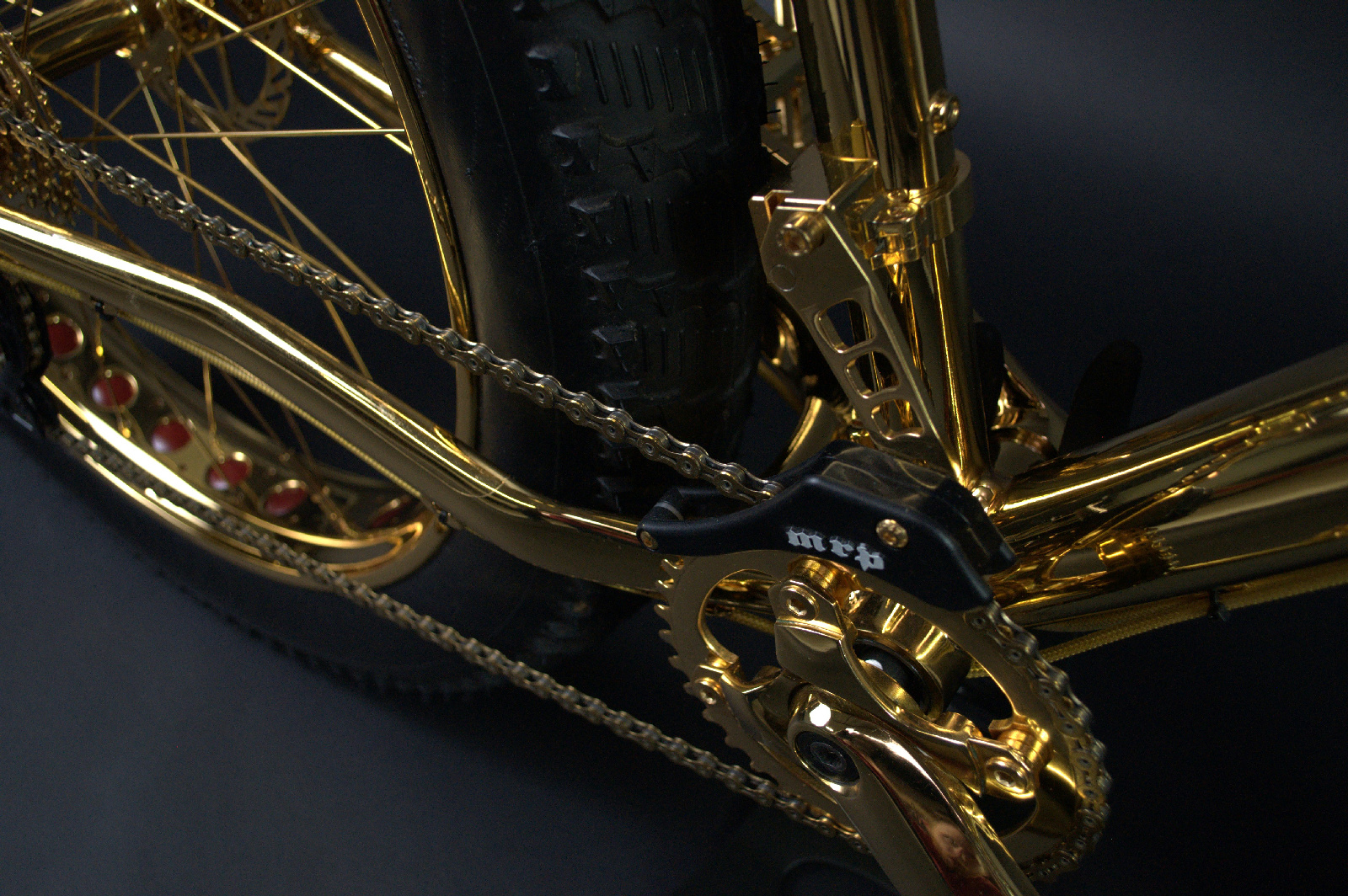 24k Gold extreme Mountain Bike