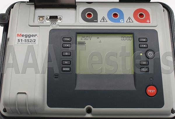 Megger S1-552/2 5 kV High Current Insulation Resistance Tester S1 552 2 ...