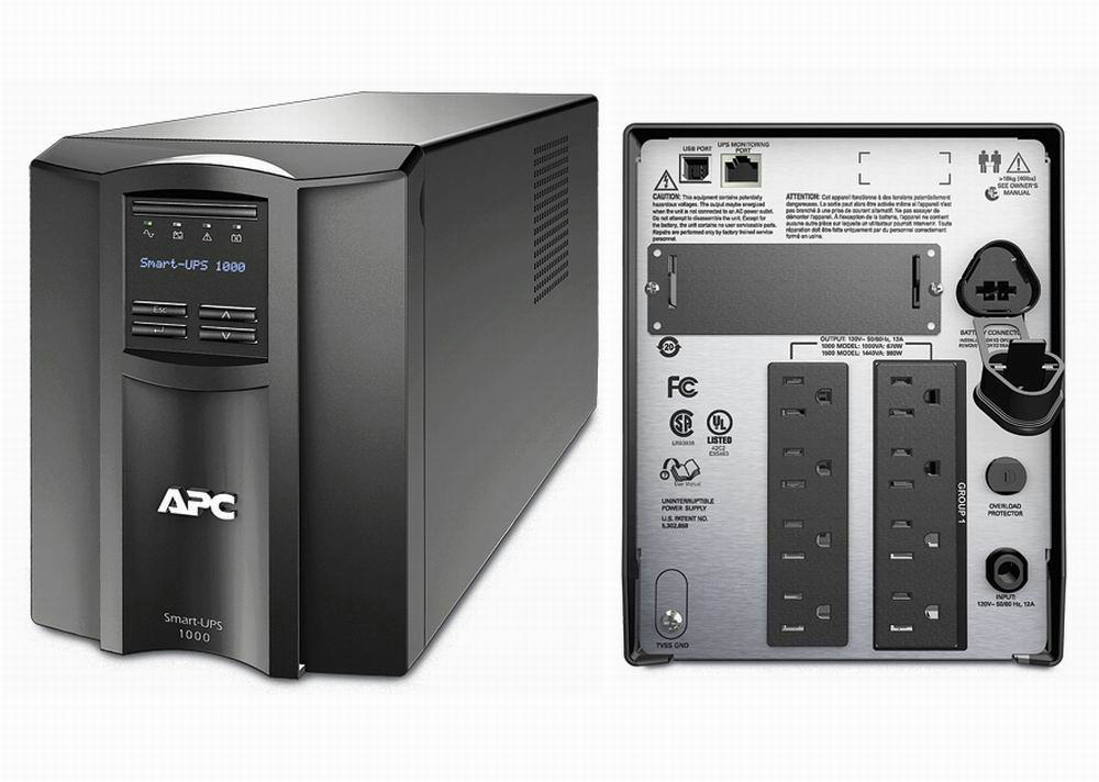 Apc Smt1000 Smart Ups 1000va 700w 120v Lcd Tower Power Backup New Batteries Sua 731304268659 Ebay 7581