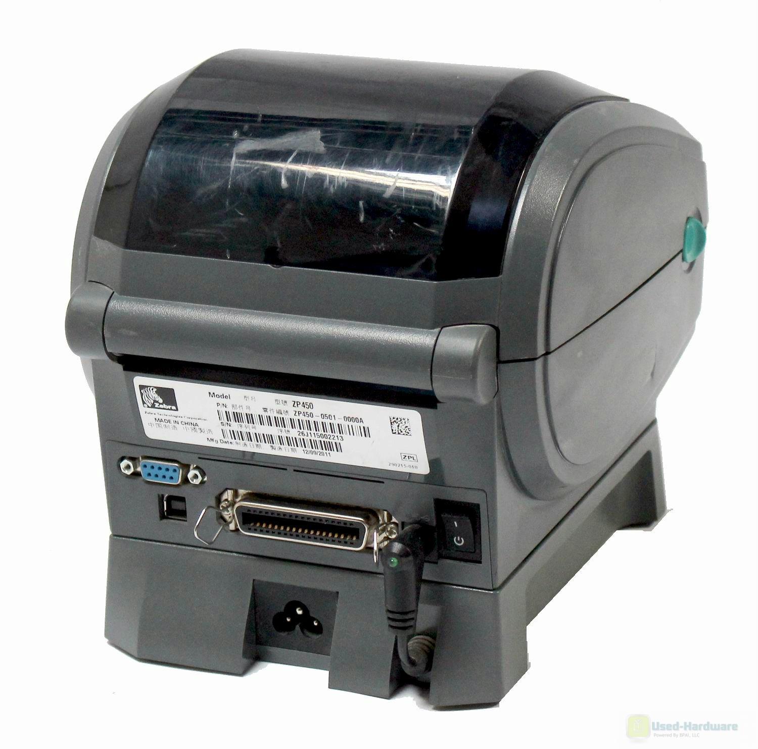 Zebra Zp450 0501 0000a Zp450 Direct Thermal Barcode Label Printer Usb 203dpi Ebay 5353