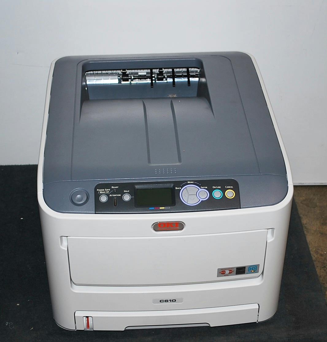 OKI C610DN COLOR LASER PRINTER 32-34 ppm 62433404 *For Parts