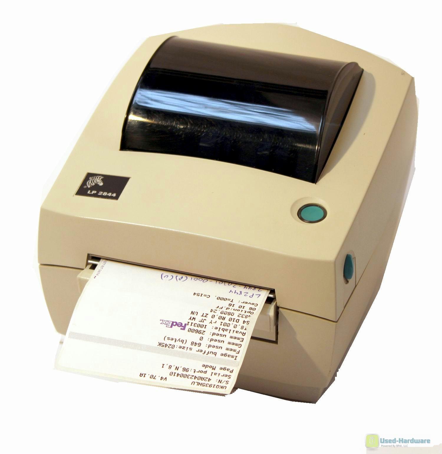 Zebra Lp2844 2844 20301 0001 Direct Thermal Barcode Label Printer Usb 8722