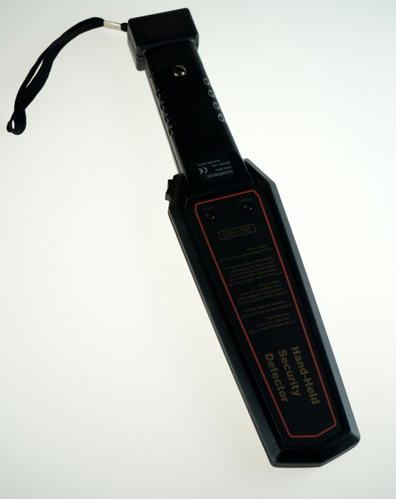 Handheld Metal Detector with Audio and Red LED AlertGoldCoins