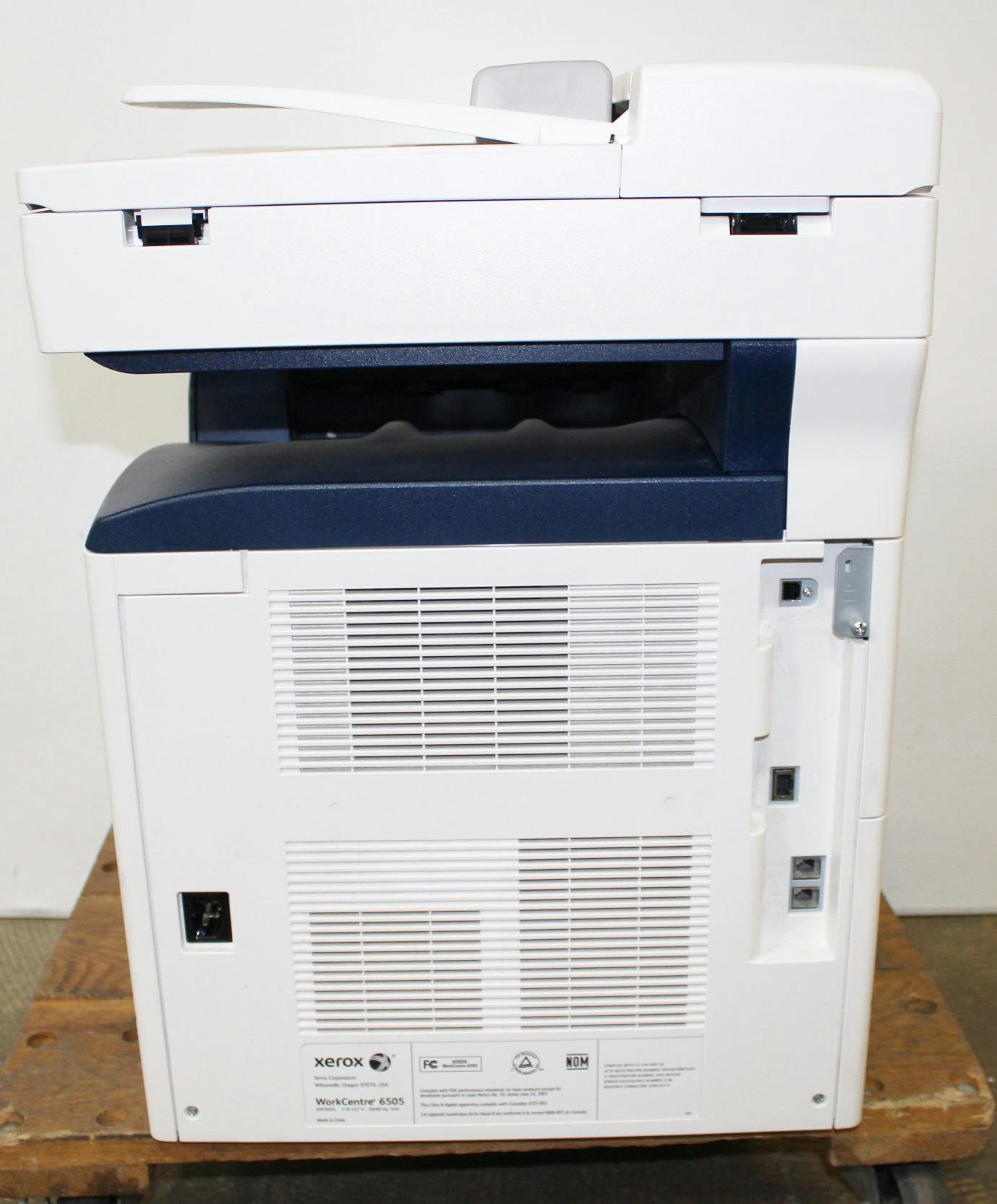 Xerox WorkCentre Multifunction Laser Printer 6505/DN Color *FOR PARTS ...