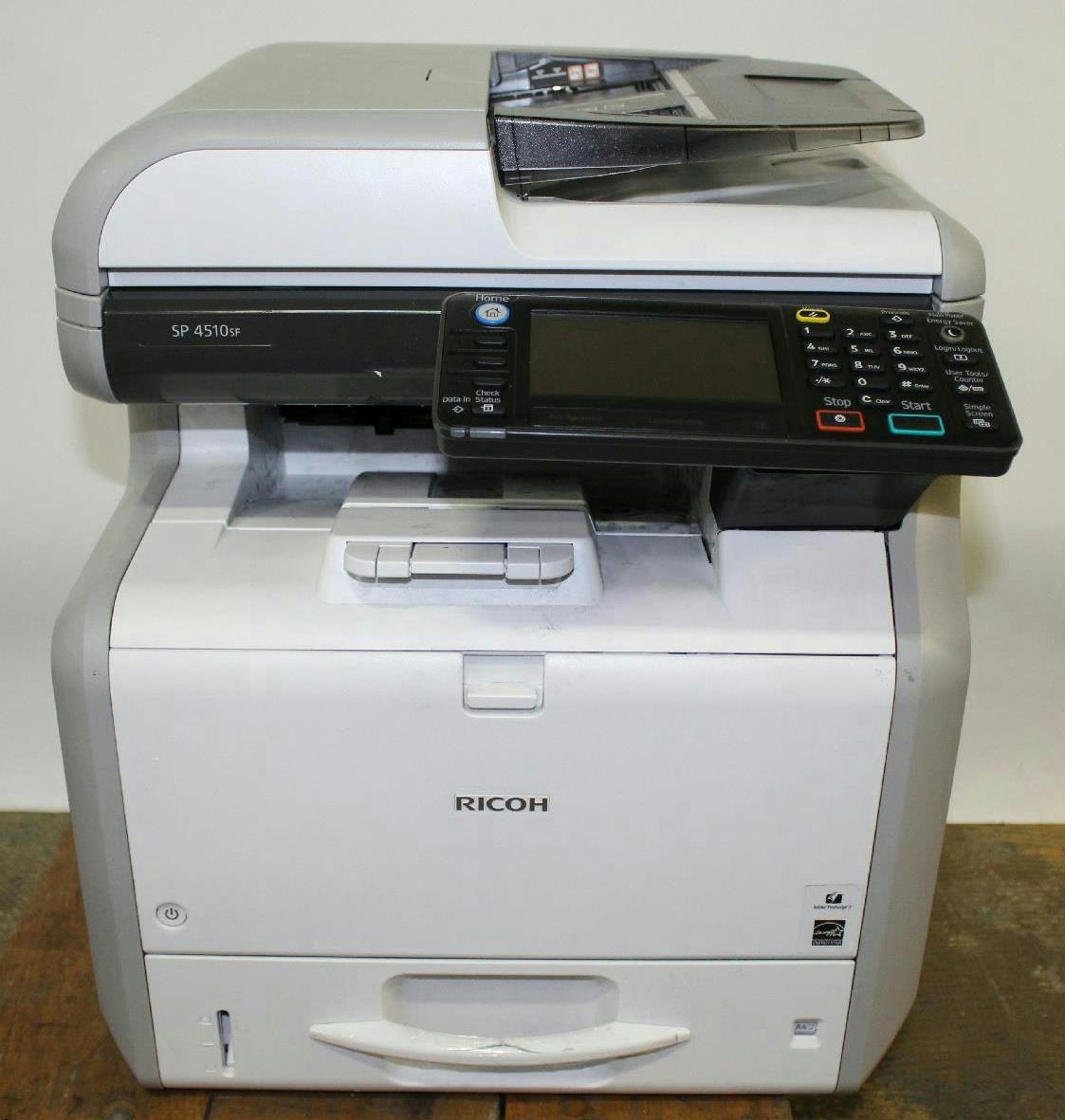 Ricoh sp 4510sf как настроить сканер